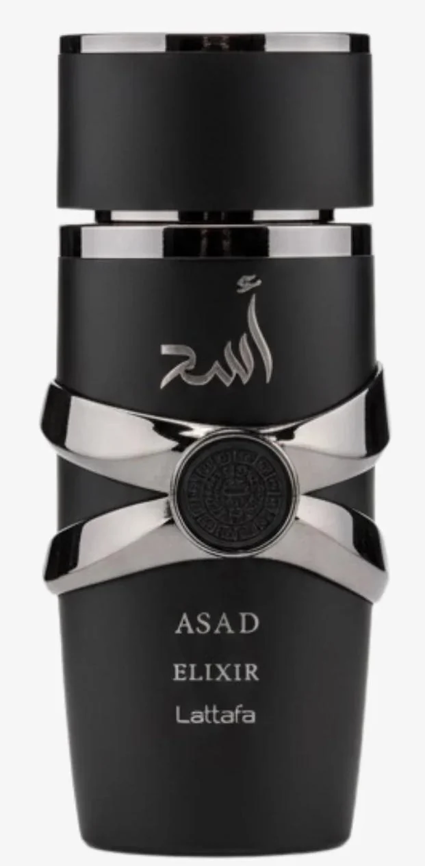 LATTAFA ASAD ELIXIR U: Frasco original de referencia. El volumen y la presentación que comprás son los indicados en la ficha.